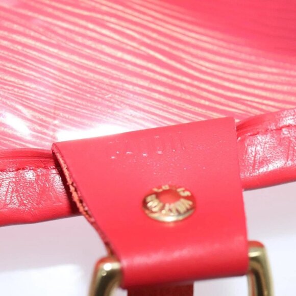 LOUIS VUITTON Epi Plage Via Hand Bag Vinyl Red Grenadine - Picture 8 of 16